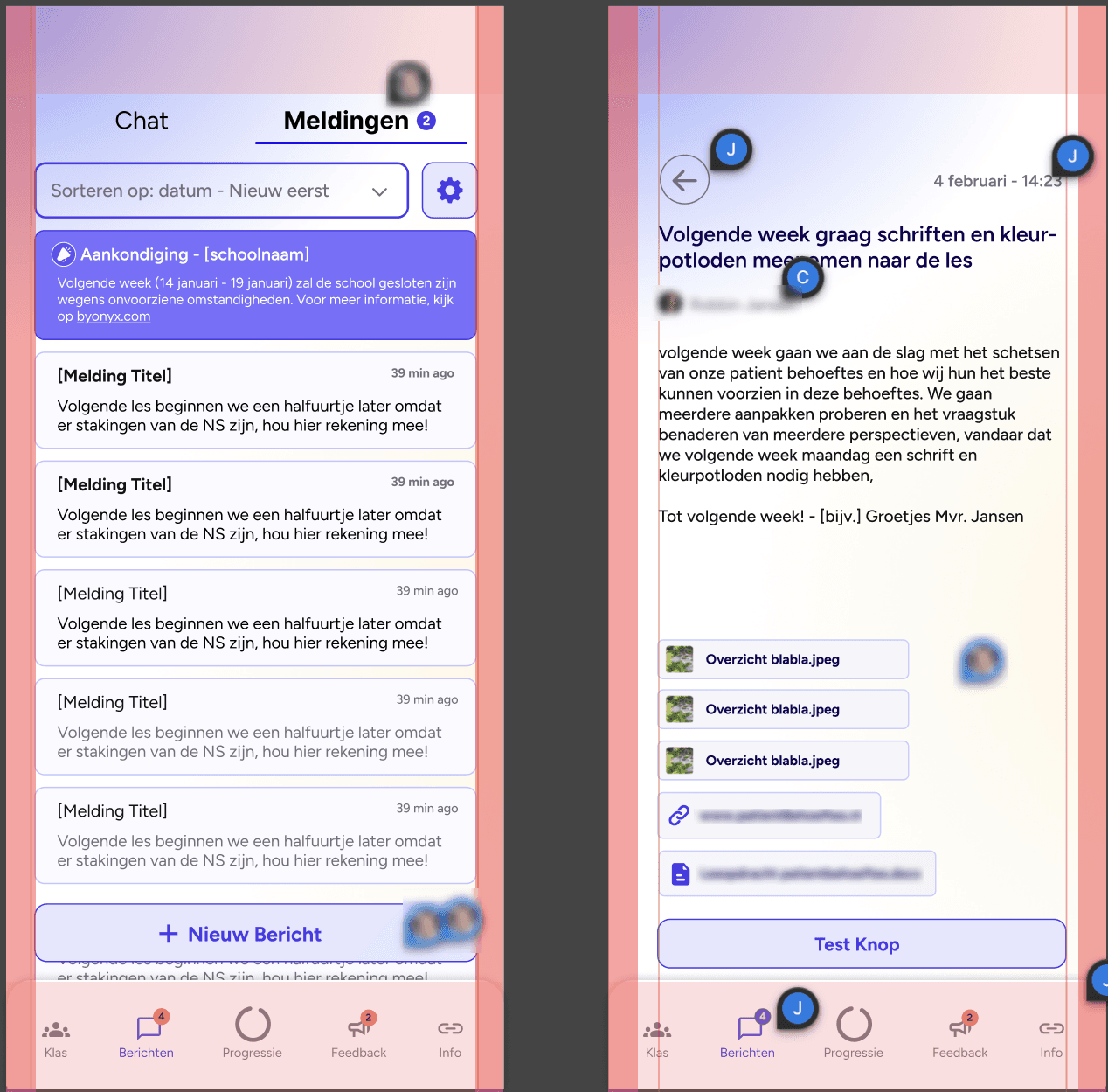 Notifications in-app